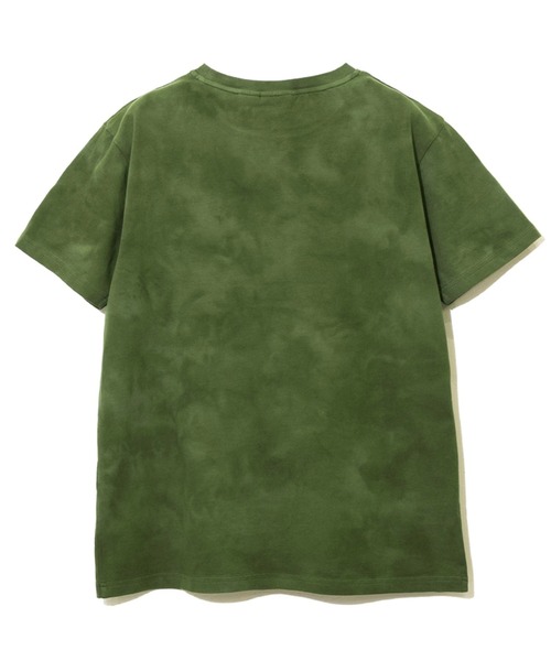 Gramicci（グラミチ）の「GRAMICCI/グラミチ 　 TIE DYE ONE POINT TEE（Tシャツ/カットソー・メンズ・ベージュ/パープル/オリーブ・MEDIUM/LARGE/X-LARGE）」の8枚目の写真