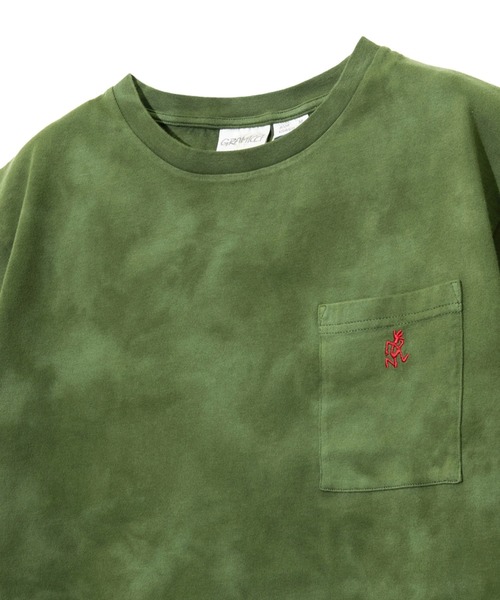 Gramicci（グラミチ）の「GRAMICCI/グラミチ 　 TIE DYE ONE POINT TEE（Tシャツ/カットソー・メンズ・ベージュ/パープル/オリーブ・MEDIUM/LARGE/X-LARGE）」の10枚目の写真