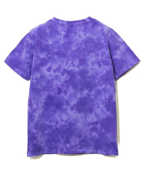 Gramicci（グラミチ）の「GRAMICCI/グラミチ 　 TIE DYE ONE POINT TEE（Tシャツ/カットソー・メンズ・ベージュ/パープル/オリーブ・MEDIUM/LARGE/X-LARGE）」の4枚目の写真