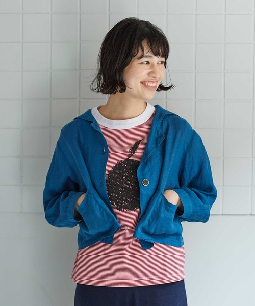 bulle de savon（ビュルデサボン）の「○60/ラミー製品染め ショート 