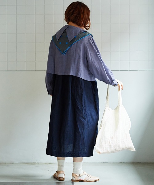 bulle de savon（ビュルデサボン）の「○60/ラミー製品染め ショート 