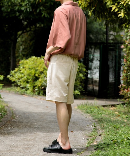 Adoon plain（アドーンプレーン）の「【Adoon plain】ベーシックショートパンツ（その他パンツ・メンズ・オフホワイト/カーキ/ブラック・MEDIUM/LARGE/SMALL）」の13枚目の写真