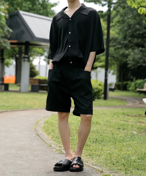 Adoon plain（アドーンプレーン）の「【Adoon plain】ベーシックショートパンツ（その他パンツ・メンズ・オフホワイト/カーキ/ブラック・MEDIUM/LARGE/SMALL）」の21枚目の写真