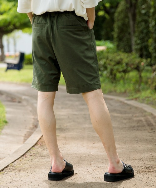 Adoon plain（アドーンプレーン）の「【Adoon plain】ベーシックショートパンツ（その他パンツ・メンズ・オフホワイト/カーキ/ブラック・MEDIUM/LARGE/SMALL）」の4枚目の写真