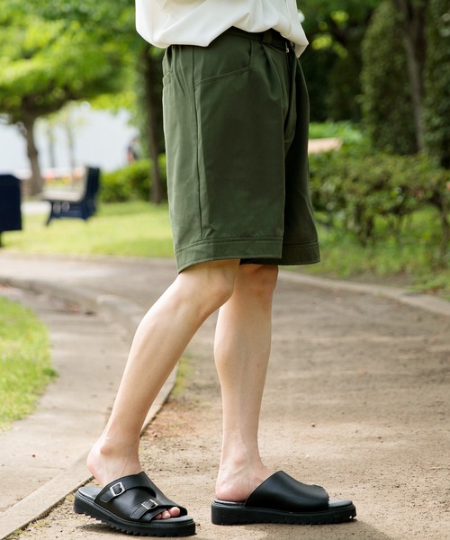 Adoon plain（アドーンプレーン）の「【Adoon plain】ベーシックショートパンツ（その他パンツ・メンズ・オフホワイト/カーキ/ブラック・MEDIUM/LARGE/SMALL）」の6枚目の写真