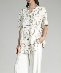 【UNSPOKEN】Art pattern shirt UX21S059