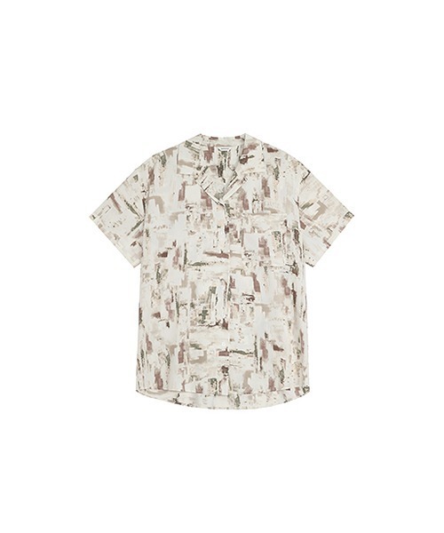 UNSPOKEN(アンスポクン)の「【UNSPOKEN】Art pattern shirt UX21S059(シャツ/ブラウス・レディース・ホワイト・M/L/S)」の8枚目の写真