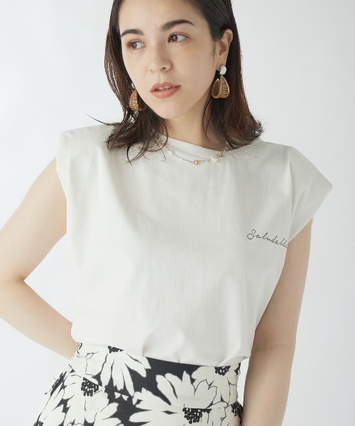 DRWCYS（ドロシーズ）の「淡水パール＆ビーズネックレス（ネックレス・レディース・ホワイト/ブラウン・FREE）」の7枚目の写真