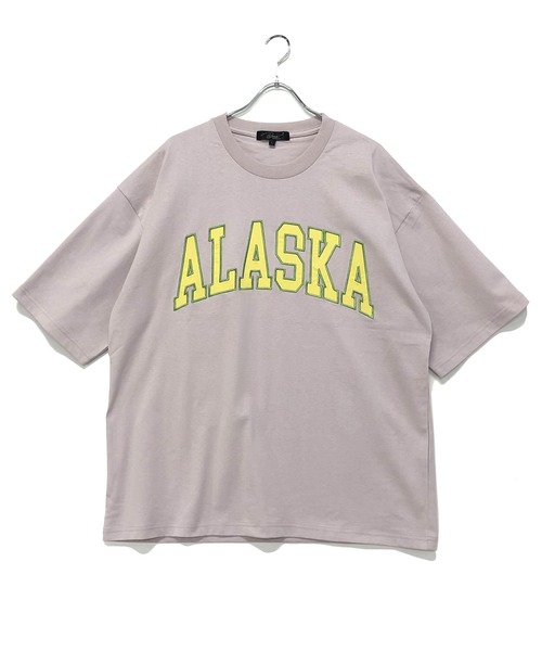 Beno(ビーノ)の「貼付け アーチロゴ ルーズシルエット Tシャツ 【ALASKA】(Tシャツ/カットソー・メンズ・オフホワイト/アイボリー/ブラック/オートミール/ラベンダー・M/L)」の5枚目の写真