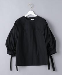 ジルサンダーJIL SANDER バルーンスリーブ黒ブラウス38パフスリーブ ジルサンダーJIL SANDER バルーンスリーブ黒ブラウス38パフスリーブ