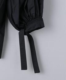 ジルサンダーJIL SANDER バルーンスリーブ黒ブラウス38パフスリーブ ジルサンダーJIL SANDER バルーンスリーブ黒ブラウス38