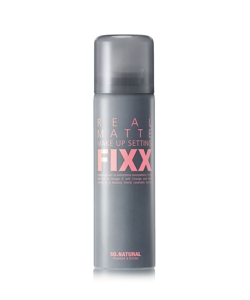 so natural(ソーナチュラル)の「【FIXX/フィクサー】 リアルマット メイクアップセッティングフィクサー(化粧水・レディース・グレー・FREE)」の12枚目の写真