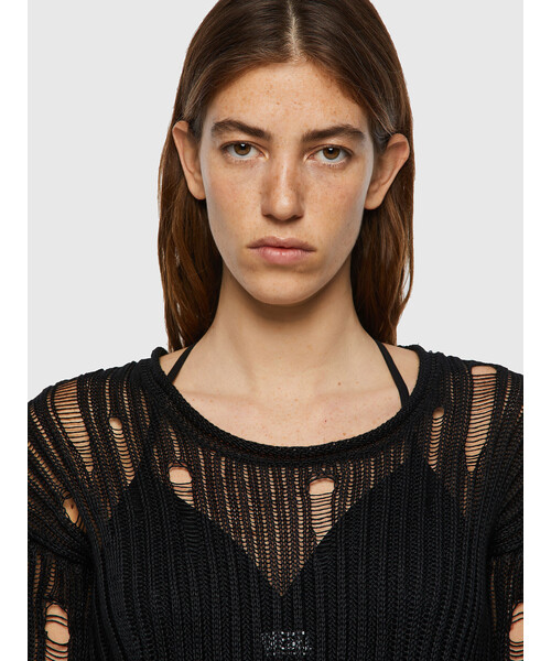 DIESEL（ディーゼル）の「レディース ドレス ワンピース リネン マキシ