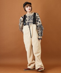 CUBE SUGAR（キューブシュガー）の「WEB限定 フリース オーバーオール ユニセックス（サロペット/オーバーオール）」