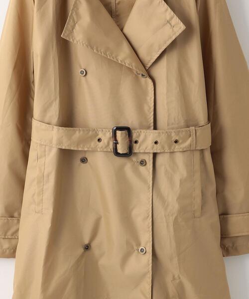 green label relaxing（グリーンレーベルリラクシング）の「【WEB限定】ロングトレンチ レインコート（レインコート/ポンチョ・レディース・ベージュ・FREE）」の8枚目の写真