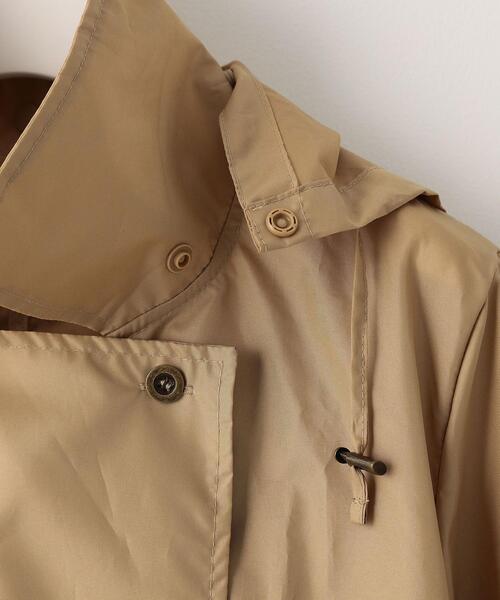 green label relaxing（グリーンレーベルリラクシング）の「【WEB限定】ロングトレンチ レインコート（レインコート/ポンチョ・レディース・ベージュ・FREE）」の5枚目の写真
