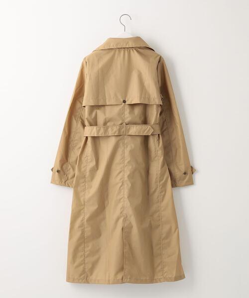 green label relaxing（グリーンレーベルリラクシング）の「【WEB限定】ロングトレンチ レインコート（レインコート/ポンチョ・レディース・ベージュ・FREE）」の9枚目の写真
