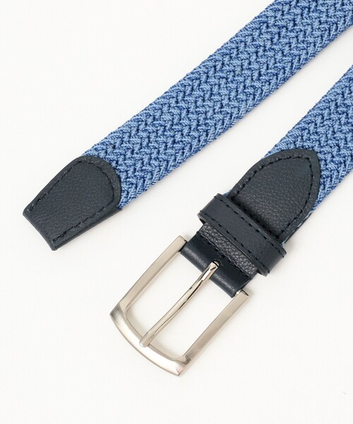 BEAMS HEART（ビームスハート）の「エラスティック メッシュ ベルト（ベルト・メンズ・サックスブルー/グレー/ネイビー/チャコールグレー・LARGE/MEDIUM）」の9枚目の写真