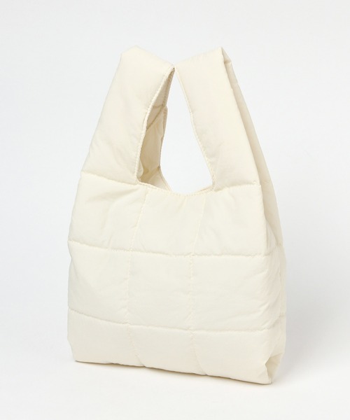 Heather（ヘザー）の「マシュマロナイロンバッグ　958025（トートバッグ・レディース・ホワイト/ブラック・ONE SIZE）」の5枚目の写真