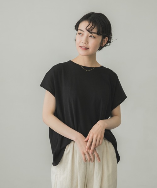 かぐれ（カグレ）の「ウォッシャブルシルクワイドニット（ニット/セーター・レディース・ブラック/ブルー/アイボリー・FREE）」の16枚目の写真