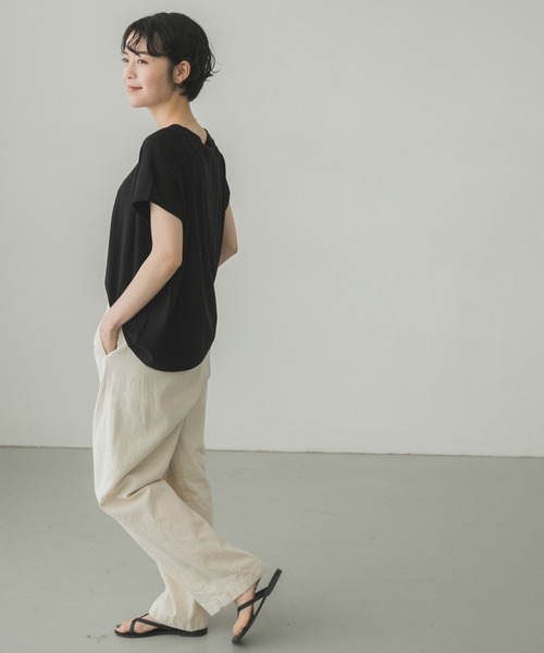 かぐれ（カグレ）の「ウォッシャブルシルクワイドニット（ニット/セーター・レディース・ブラック/ブルー/アイボリー・FREE）」の21枚目の写真