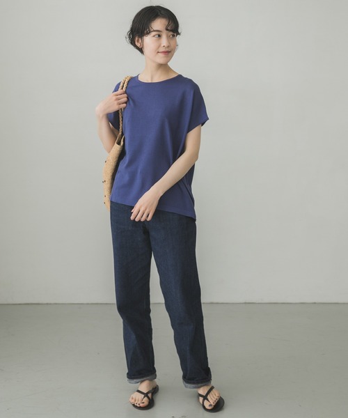 かぐれ（カグレ）の「ウォッシャブルシルクワイドニット（ニット/セーター・レディース・ブラック/ブルー/アイボリー・FREE）」の6枚目の写真