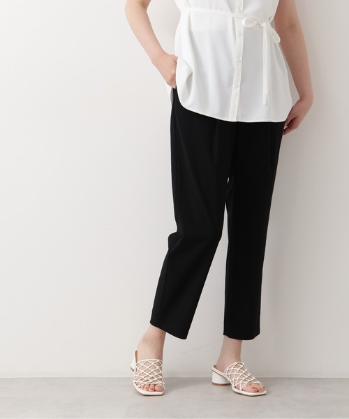 NATURAL BEAUTY BASIC(ナチュラルビューティーベーシック)の「リラックステーパードパンツ(その他パンツ・レディース・ブラック/グレー/ピンク・X-SMALL/SMALL/MEDIUM)」の7枚目の写真