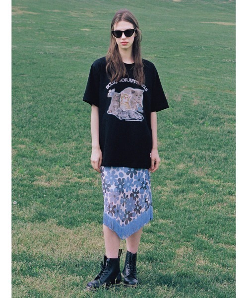 SCULPTOR（スカルプター）の「【日本限定アイテム】KITTEN BOXY TEE/キトゥンボクシーＴシャツ（Tシャツ/カットソー・レディース・ブラック/ホワイト・MEDIUM/LARGE/SMALL）」の12枚目の写真