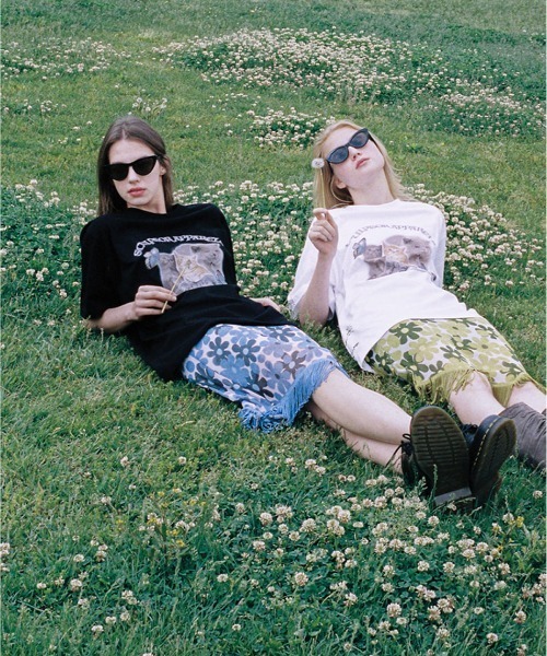 SCULPTOR（スカルプター）の「【日本限定アイテム】KITTEN BOXY TEE/キトゥンボクシーＴシャツ（Tシャツ/カットソー・レディース・ブラック/ホワイト・MEDIUM/LARGE/SMALL）」の7枚目の写真