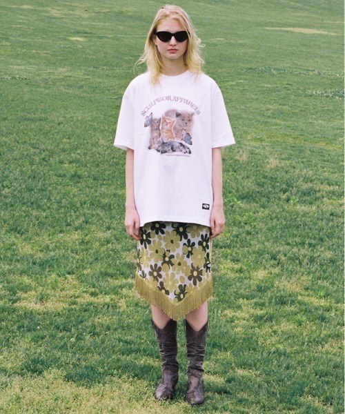 SCULPTOR（スカルプター）の「【日本限定アイテム】KITTEN BOXY TEE/キトゥンボクシーＴシャツ（Tシャツ/カットソー・レディース・ブラック/ホワイト・MEDIUM/LARGE/SMALL）」の11枚目の写真