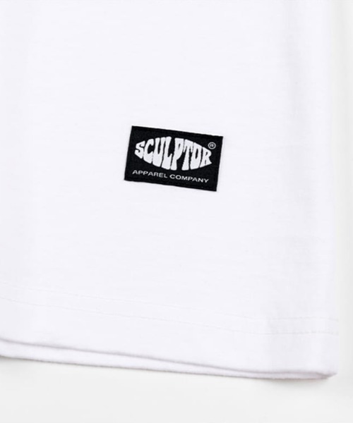 【SCULPTOR】ガーターベルトTシャツ ホワイト SCULPTOR® online store