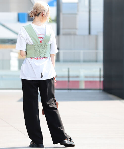 Ray BEAMS（レイビームス）の「Ray BEAMS / リブ キリカエ ビスチェ（その他トップス・レディース・ブラック/ミント/ホワイト系その他6・ONE SIZE）」の22枚目の写真