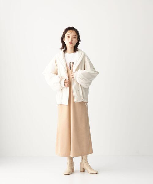 CITEN（シテン）の「＜CITEN（シテン）＞ サテン キルティング ショート ブルゾン（ブルゾン・レディース・オフホワイト・FREE）」の7枚目の写真