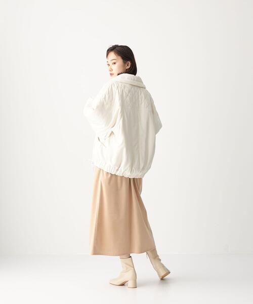 CITEN（シテン）の「＜CITEN（シテン）＞ サテン キルティング ショート ブルゾン（ブルゾン・レディース・オフホワイト・FREE）」の15枚目の写真