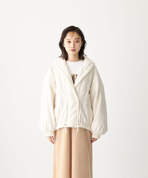 CITEN（シテン）の「＜CITEN（シテン）＞ サテン キルティング ショート ブルゾン（ブルゾン・レディース・オフホワイト・FREE）」の13枚目の写真