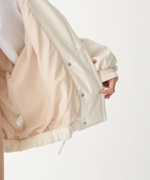 CITEN（シテン）の「＜CITEN（シテン）＞ サテン キルティング ショート ブルゾン（ブルゾン・レディース・オフホワイト・FREE）」の10枚目の写真