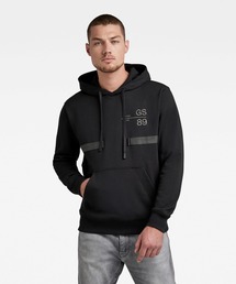 G-STAR | BACK TAPE HOODED SWEATER/パーカー(パーカー)