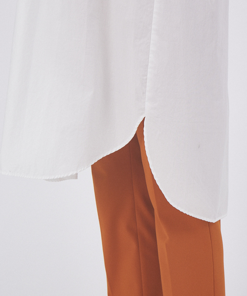 qualite（カリテ）の「ギャザーショルダーロングシャツ（シャツ/ブラウス・レディース・オフホワイト/ブルー・フリー）」の16枚目の写真