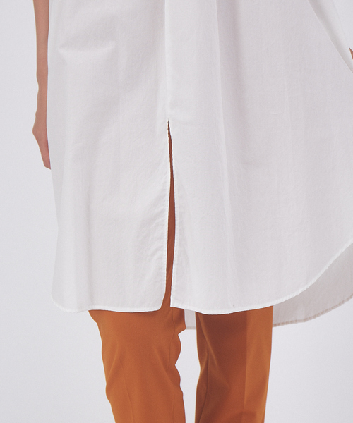 qualite（カリテ）の「ギャザーショルダーロングシャツ（シャツ/ブラウス・レディース・オフホワイト/ブルー・フリー）」の20枚目の写真