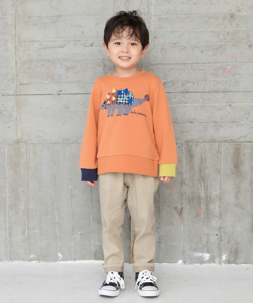 Fish&Kids パッチワーク　スウェット　トレーナー FISH&KIDS パッチワーク スウェット10y-11y トレーナー