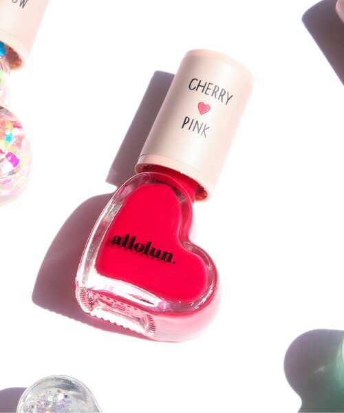 allolun.（オールオルン）の「オールオルン　ネイルカラー（マニキュア/ジェルネイル・キッズ・ミント/オレンジ/レインボー/パープル/ローズ/シルバー/ピンク/レッド/サーモンピンク/イエロー・FREE）」の7枚目の写真