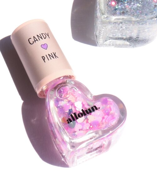 allolun.（オールオルン）の「オールオルン　ネイルカラー（マニキュア/ジェルネイル・キッズ・ミント/オレンジ/レインボー/パープル/ローズ/シルバー/ピンク/レッド/サーモンピンク/イエロー・FREE）」の4枚目の写真