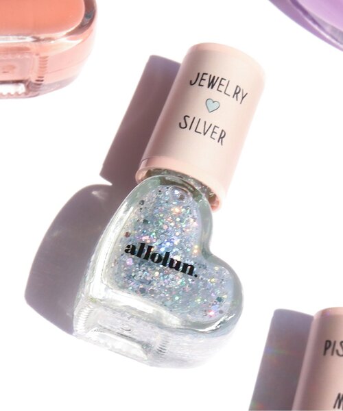 allolun.（オールオルン）の「オールオルン　ネイルカラー（マニキュア/ジェルネイル・キッズ・ミント/オレンジ/レインボー/パープル/ローズ/シルバー/ピンク/レッド/サーモンピンク/イエロー・FREE）」の9枚目の写真