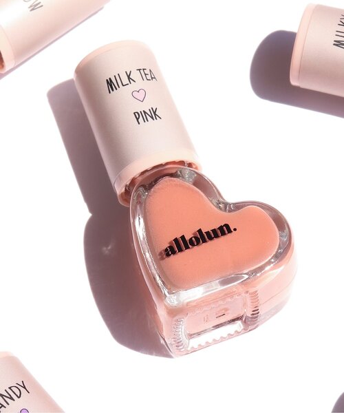 allolun.（オールオルン）の「オールオルン　ネイルカラー（マニキュア/ジェルネイル・キッズ・ミント/オレンジ/レインボー/パープル/ローズ/シルバー/ピンク/レッド/サーモンピンク/イエロー・FREE）」の5枚目の写真