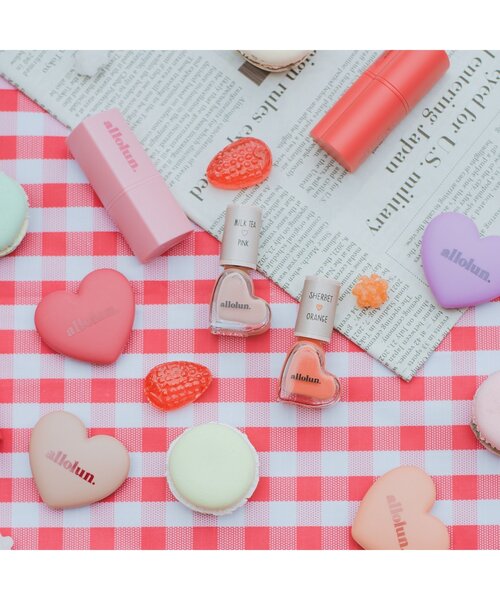 allolun.（オールオルン）の「オールオルン　ネイルカラー（マニキュア/ジェルネイル・キッズ・ミント/オレンジ/レインボー/パープル/ローズ/シルバー/ピンク/レッド/サーモンピンク/イエロー・FREE）」の13枚目の写真