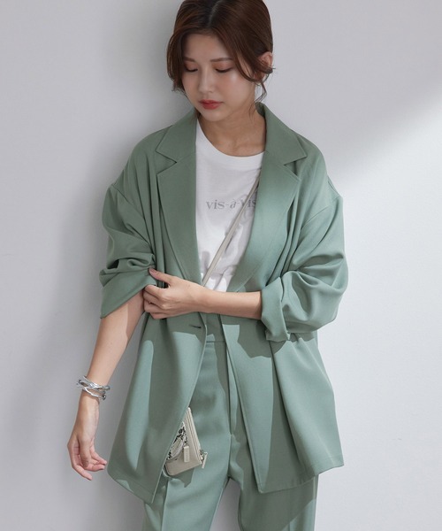 vis-`a-vis（ビサビ）の「【WEB限定】コスパ抜群ゆるジャケット