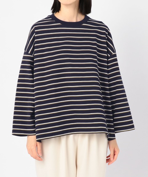 ORCIVAL（オーシバル）の「【ORCIVAL】ワイドクルーネック7分袖Tシャツ HCJ WOMEN（Tシャツ/カットソー・レディース・ブルー系その他5/ホワイト系その他5/グリーン系その他・1）」の15枚目の写真