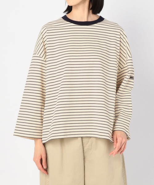 ORCIVAL（オーシバル）の「【ORCIVAL】ワイドクルーネック7分袖Tシャツ HCJ WOMEN（Tシャツ/カットソー・レディース・ブルー系その他5/ホワイト系その他5/グリーン系その他・1）」の8枚目の写真