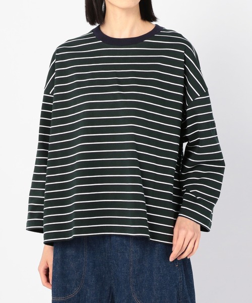 ORCIVAL（オーシバル）の「【ORCIVAL】ワイドクルーネック7分袖Tシャツ HCJ WOMEN（Tシャツ/カットソー・レディース・ブルー系その他5/ホワイト系その他5/グリーン系その他・1）」の11枚目の写真