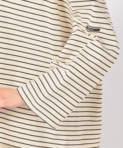 ORCIVAL（オーシバル）の「【ORCIVAL】ワイドクルーネック7分袖Tシャツ HCJ WOMEN（Tシャツ/カットソー・レディース・ブルー系その他5/ホワイト系その他5/グリーン系その他・1）」の4枚目の写真